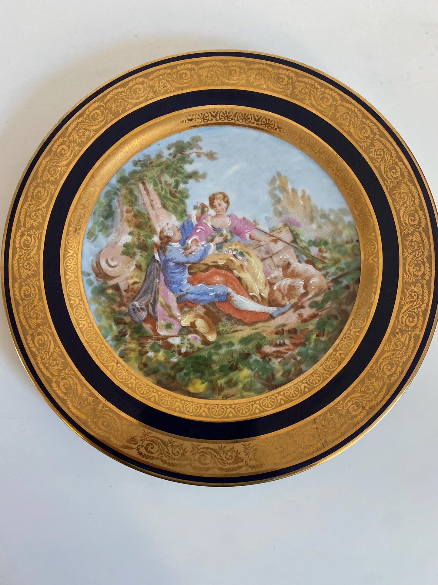 Limoges Romance Motif Plate