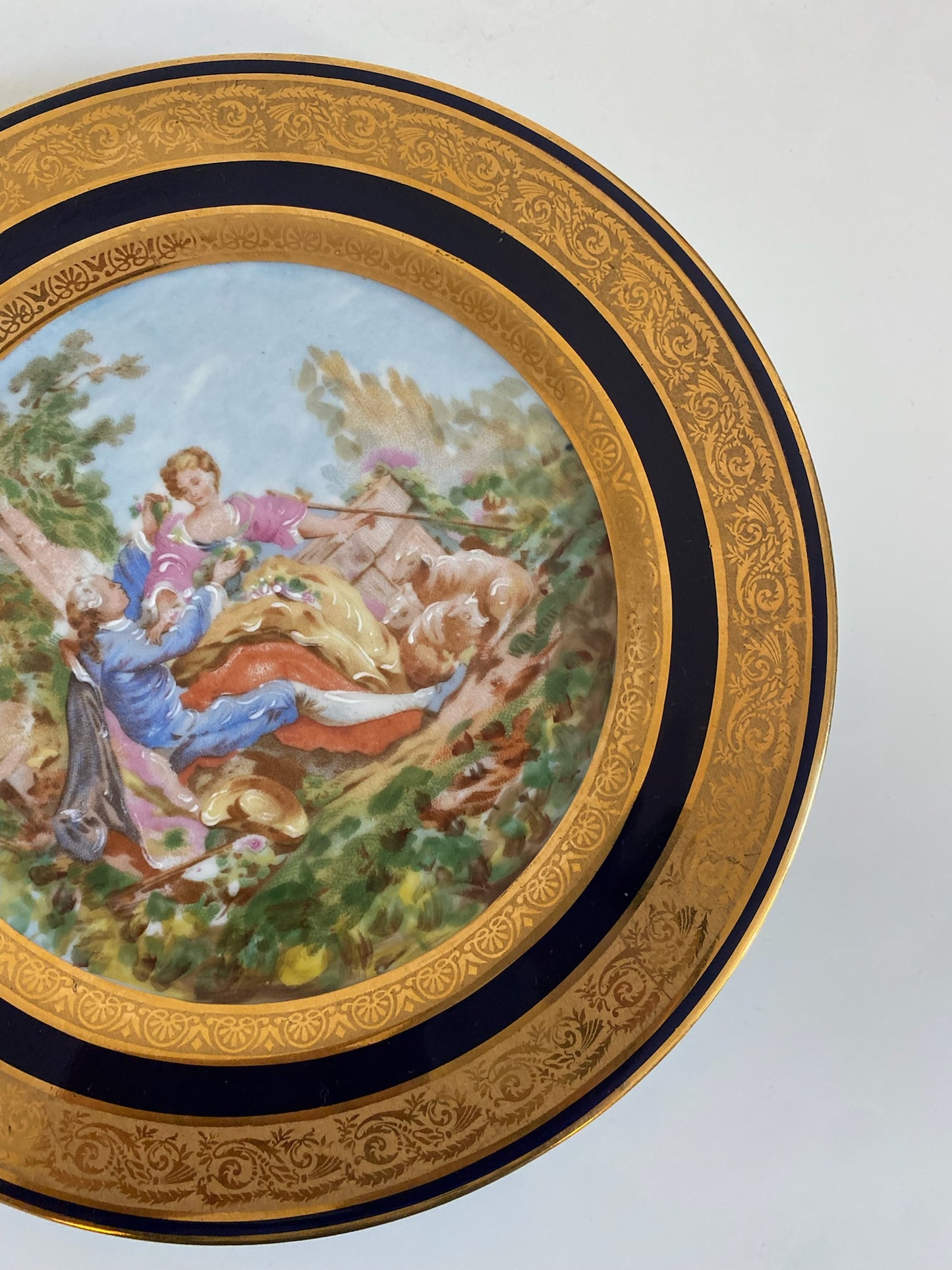 Limoges Romance Motif Plate