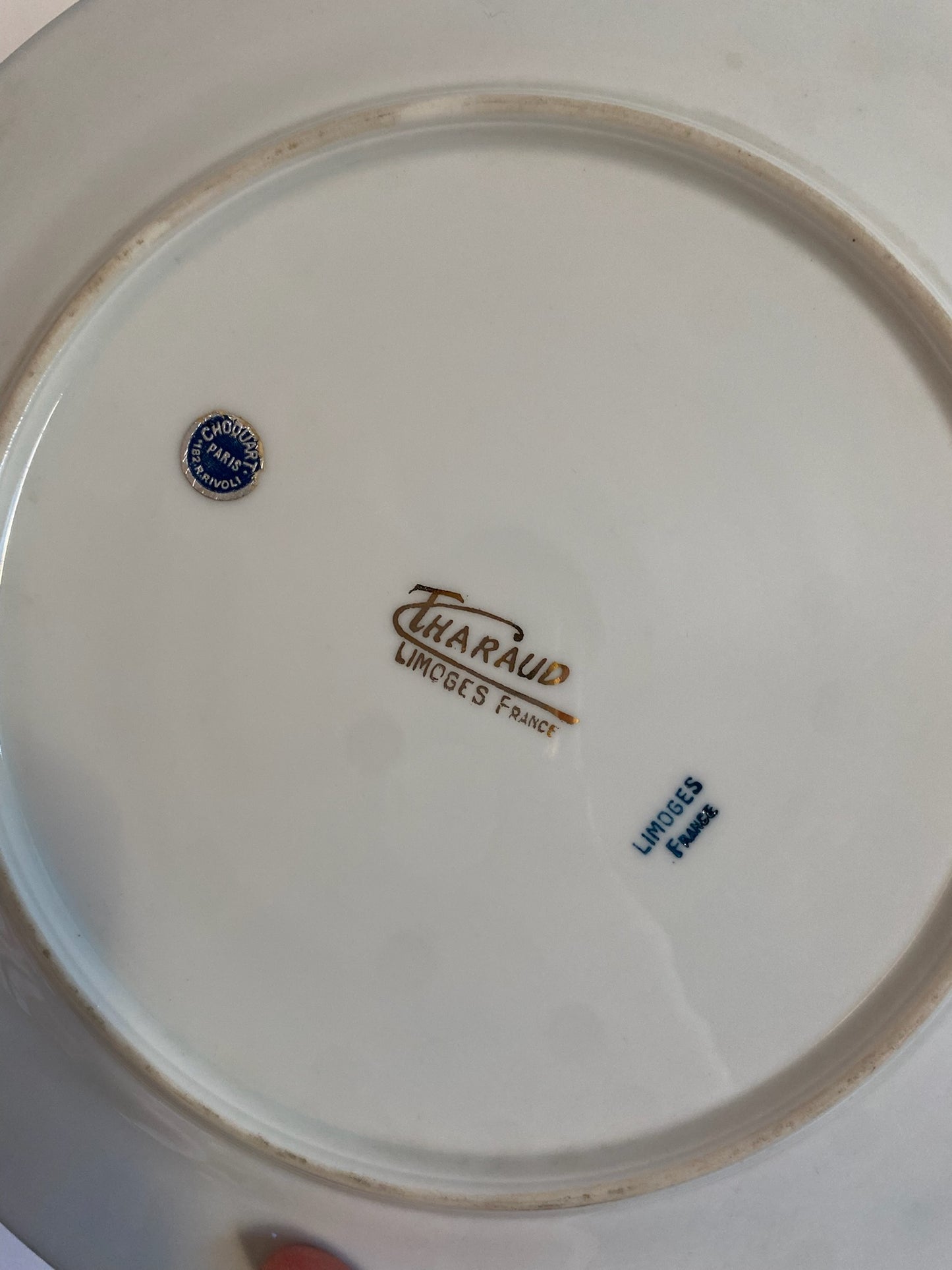 Limoges Romance Motif Plate