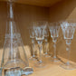 Intricate Glass Wine Carafe & 5 Glass Set