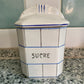 1960s "Boites murale" Flour, Sugar, Coffee, Tea, Pepper Set