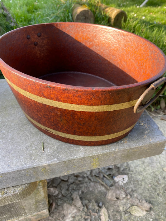 1860s Brass & Paper Maché "Jardinière" (Garden Planter)