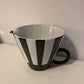 1950s "Pichet en terre cuite" Striped Coffee Cup Set