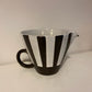 1950s "Pichet en terre cuite" Striped Coffee Cup Set