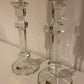 Pair of Val St Lambert Crystal Candleholders