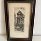 5 Framed Etchings of Old Paris