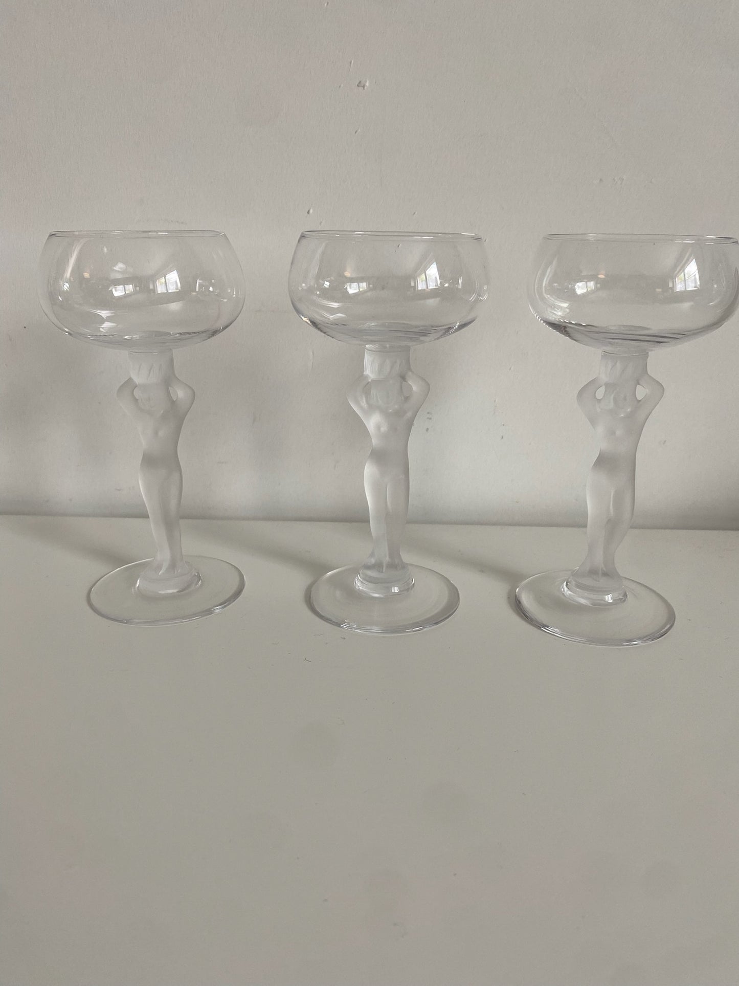 5 Crystal Venus Glass Set