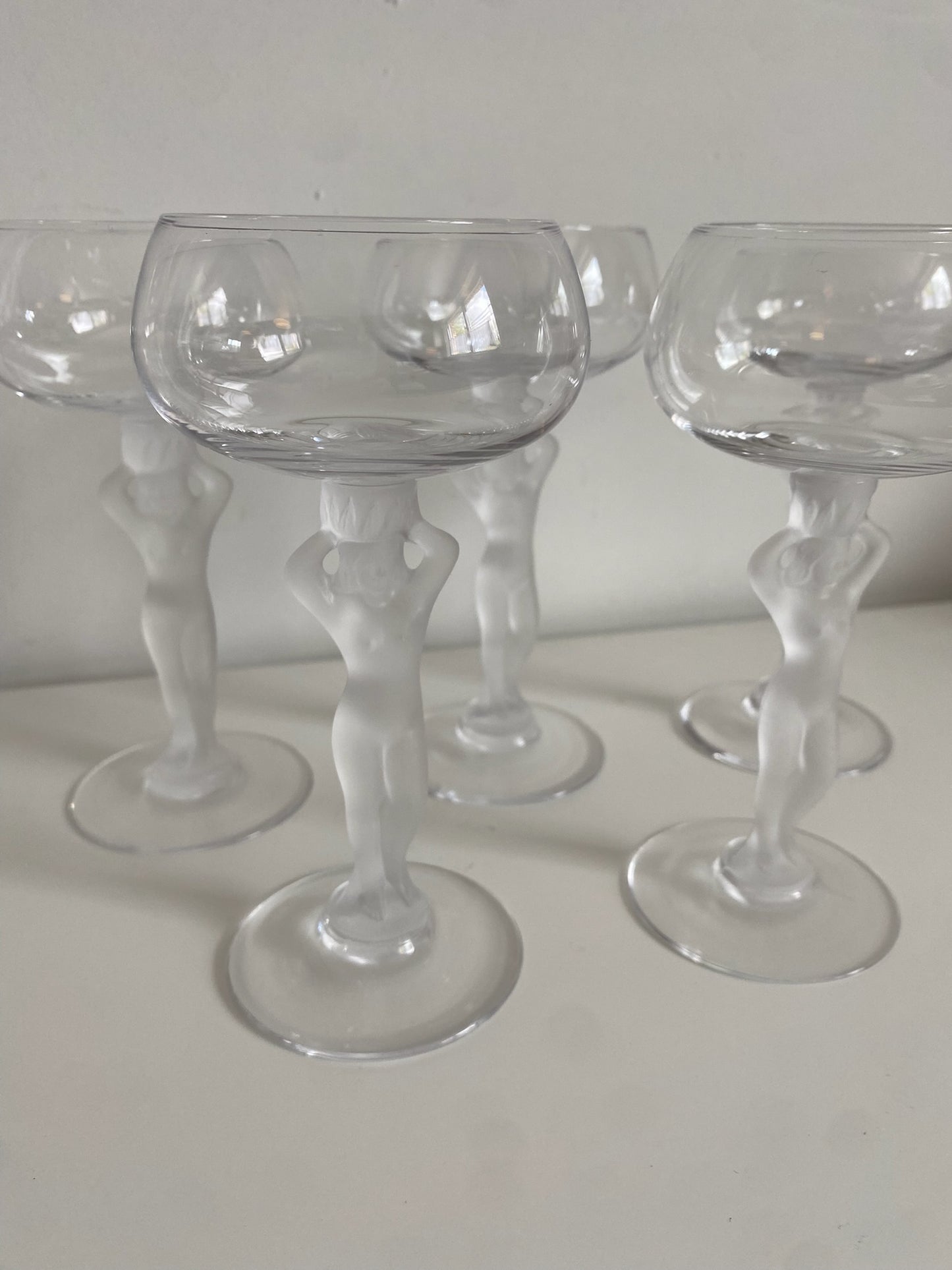 5 Crystal Venus Glass Set