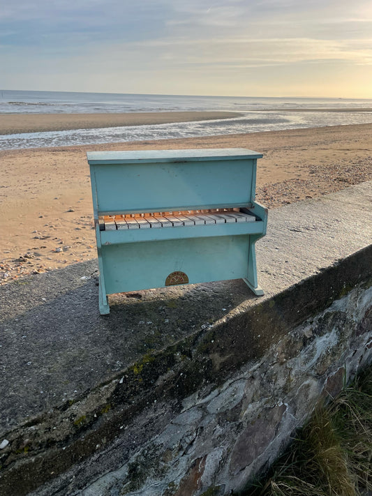 Original Wooden Toy Piano "Pianocolor Jouets"