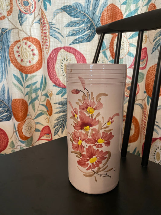 1950s Normand Hand-painted Flower Vase